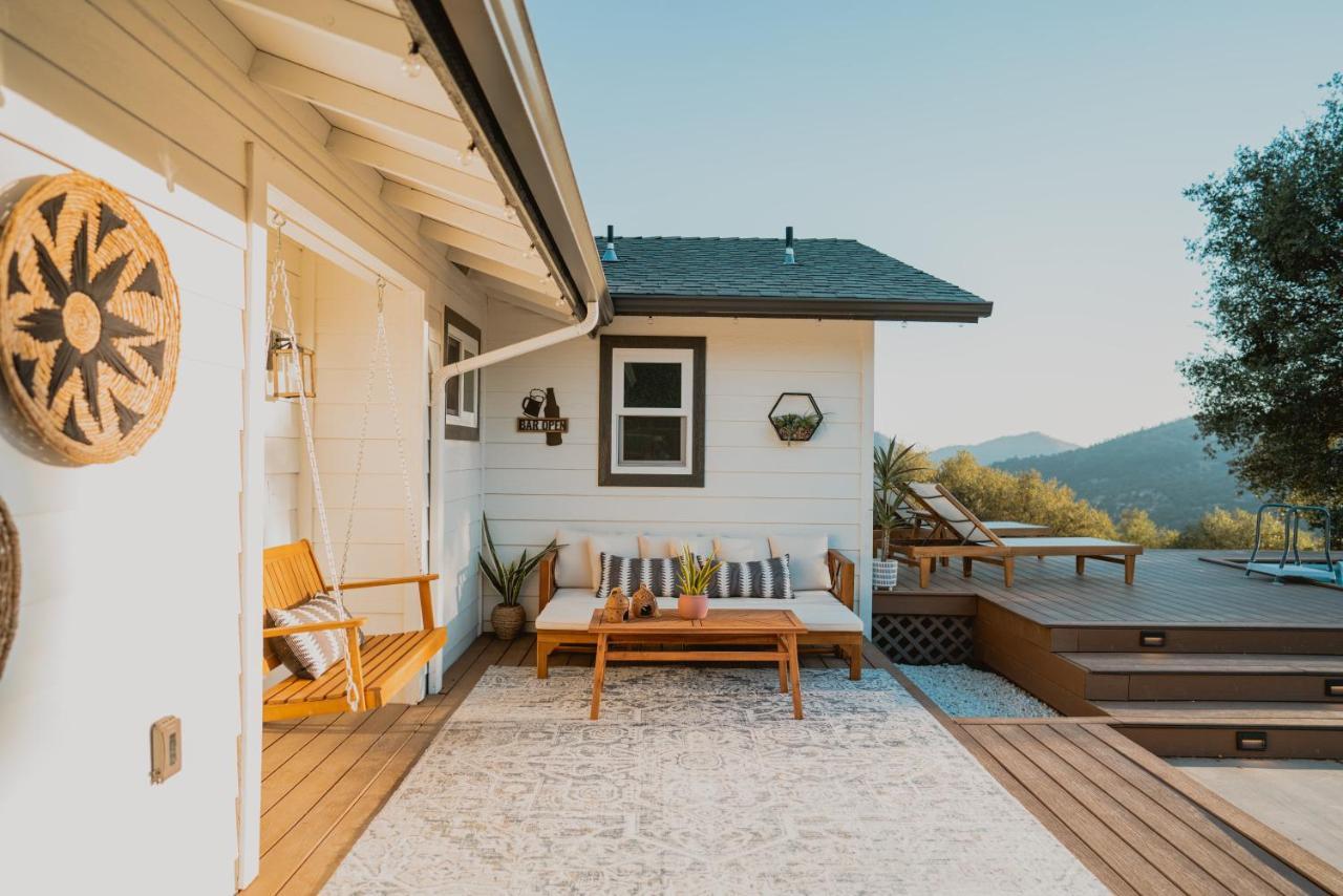 Boho Chic Oasis By Casa Oso With Pool, Spa And Views Ahwahnee Exterior foto
